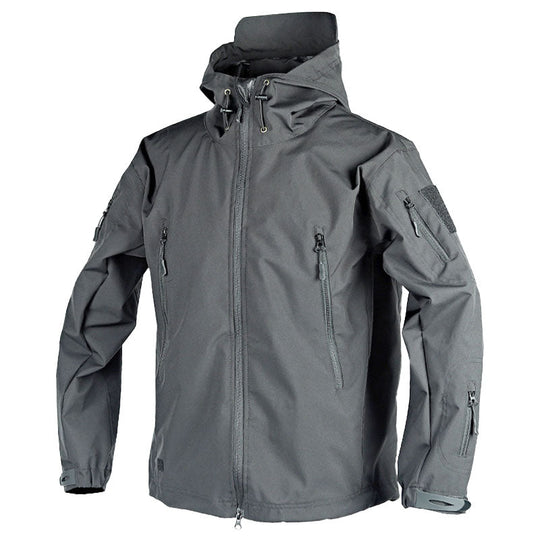R&B | Outdoor-Jacke - Wasserabweisend - Kapuze mit Kordelzug - Verstellbare Bündchen - Zip-Taschen