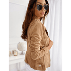 R&B | Bikerjacke Stylische Übergangsjacke mit Reißverschlussdetails