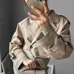 R&B | Stylischer Kurzer Trenchcoat für Damen