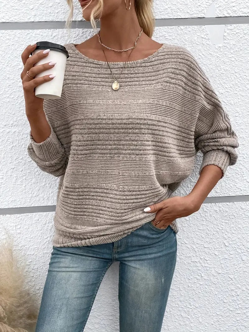 R&B | Rundhalsausschnitt Klassischer Fit Pullover