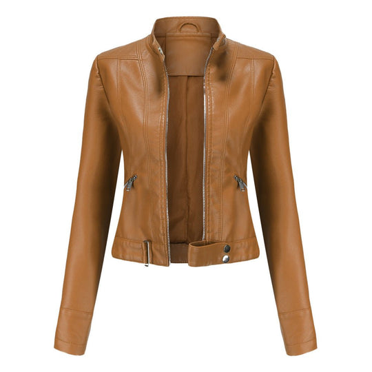 R&B | Damen Bikerjacke mit Tailliertem Schnitt und Modernem Design