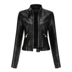 R&B | Damen Bikerjacke mit Tailliertem Schnitt und Modernem Design
