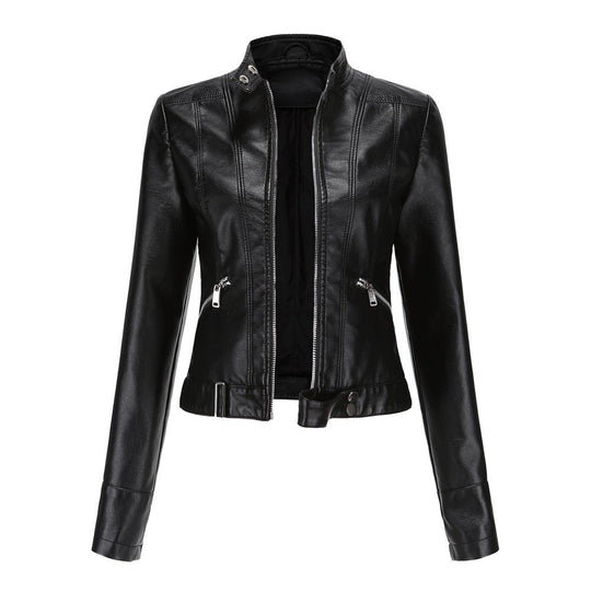 R&B | Damen Bikerjacke mit Tailliertem Schnitt und Modernem Design