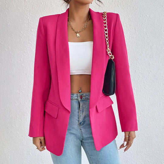 R&B | Langarm Offene Front Blazer - Moderne
