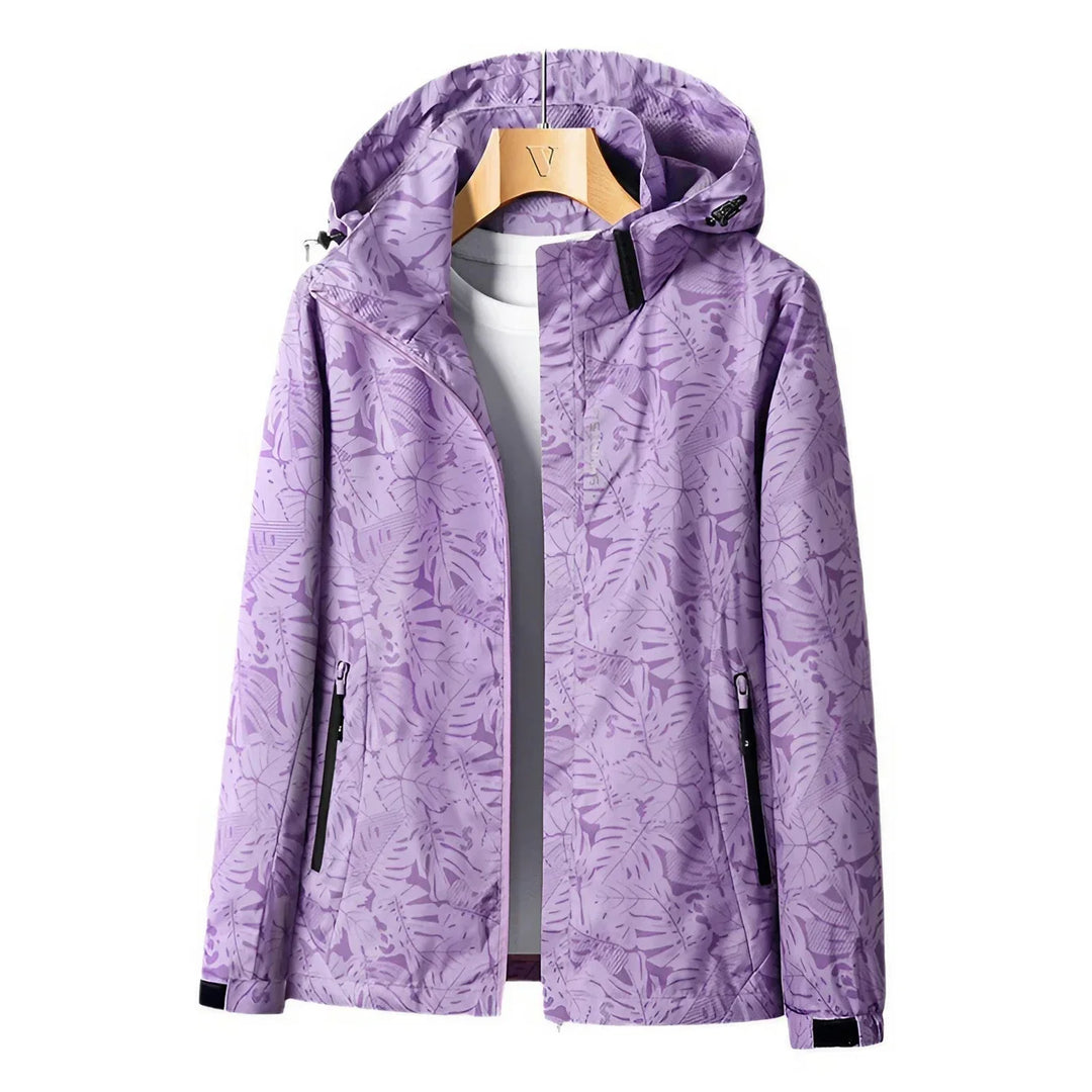 R&B | Die Bedruckte Outdoor-Jacke mit Kapuze für Aktive Tage mit Stil
