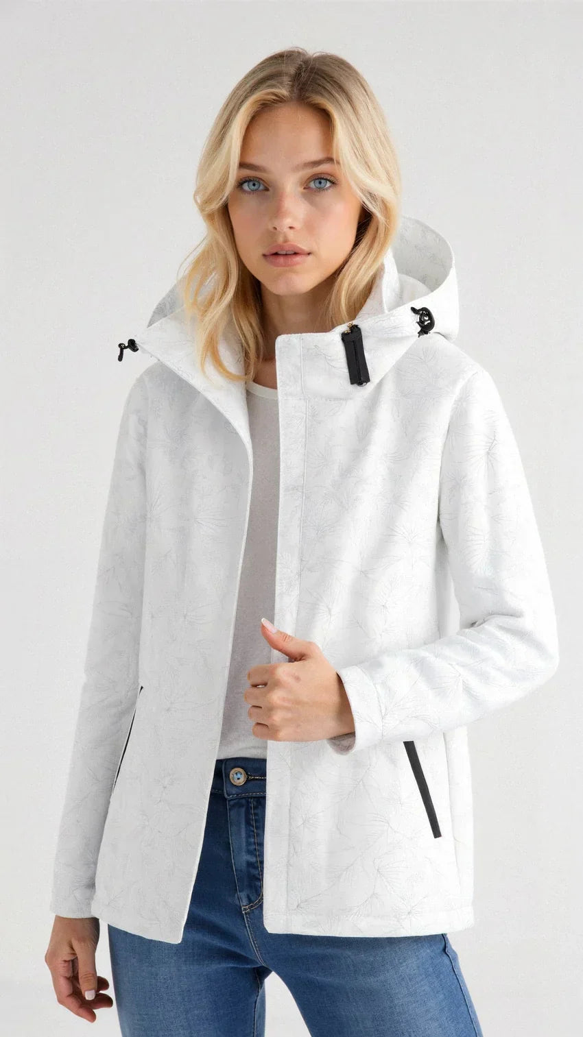 R&B | Die Bedruckte Outdoor-Jacke mit Kapuze für Aktive Tage mit Stil