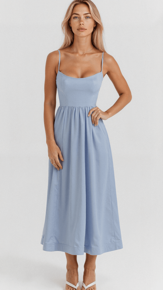 R&B | Elegantes Ärmelloses Midikleid für Damen