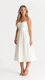 R&B | Elegantes Ärmelloses Midikleid für Damen