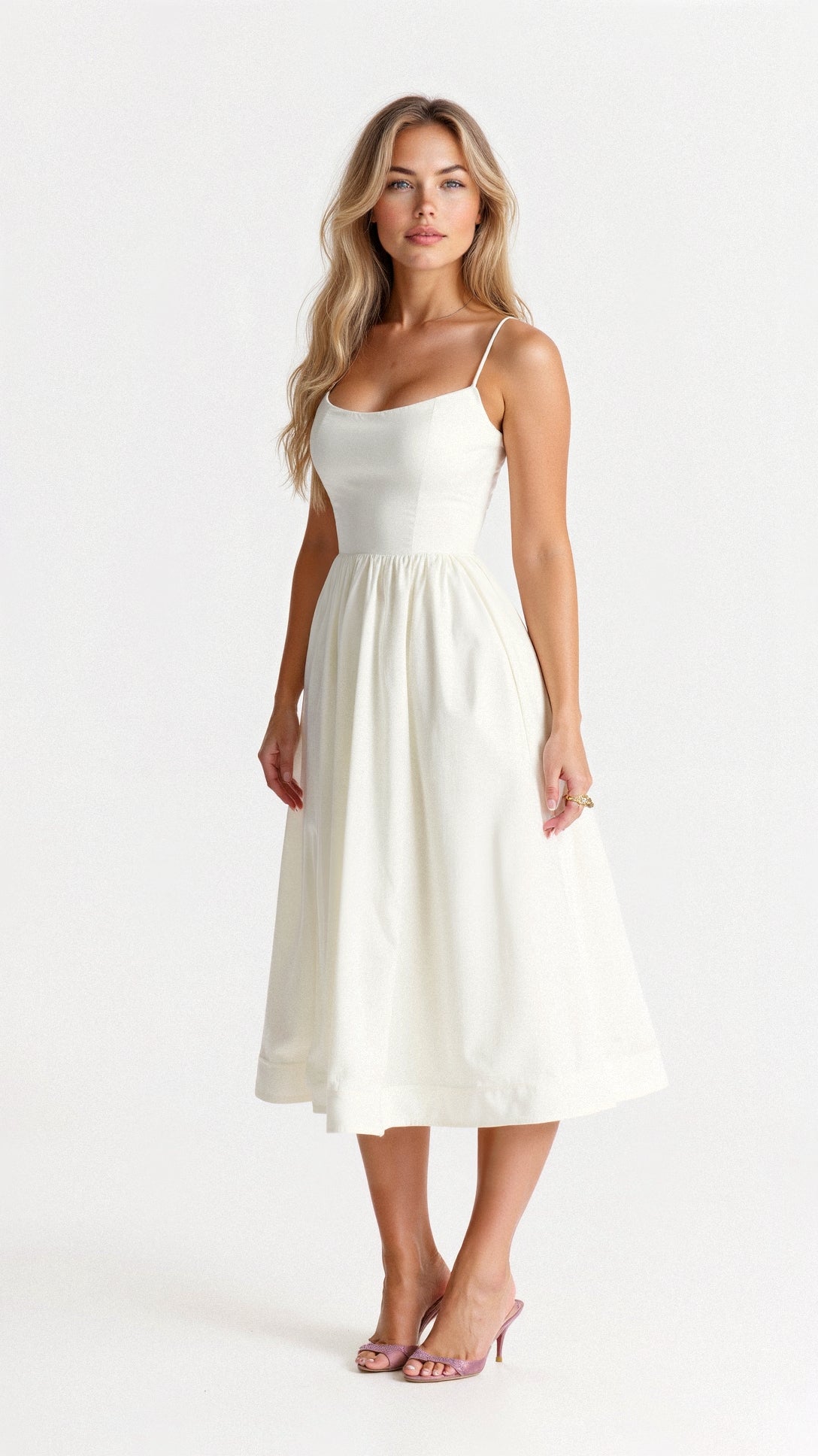 R&B | Elegantes Ärmelloses Midikleid für Damen