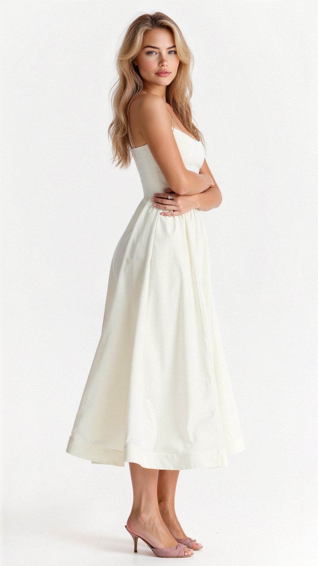 R&B | Elegantes Ärmelloses Midikleid für Damen