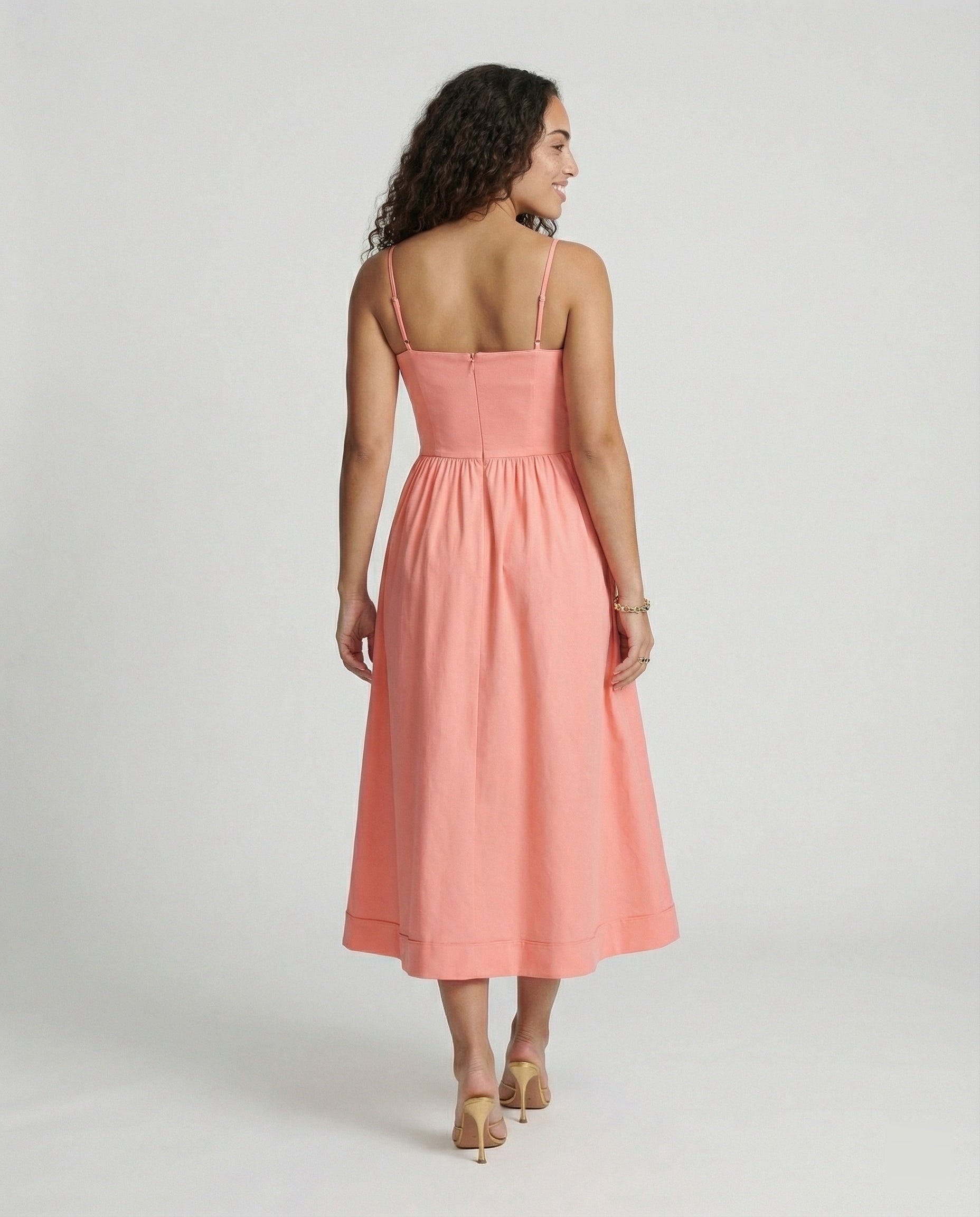 R&B | Elegantes Ärmelloses Midikleid für Damen