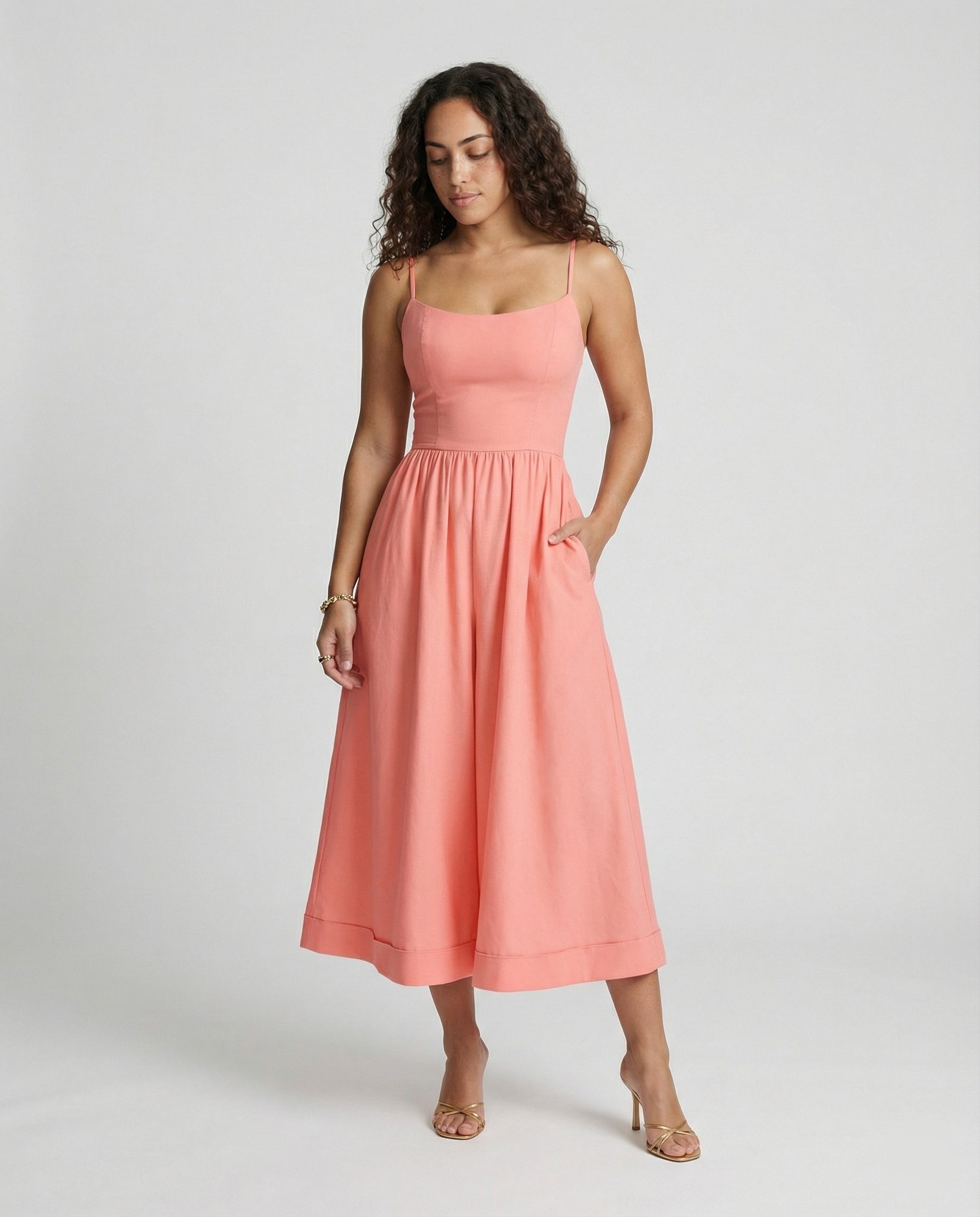 R&B | Elegantes Ärmelloses Midikleid für Damen