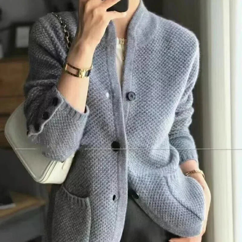 R&B | Elegante Strickjacke für Damen mit langen Ärmeln