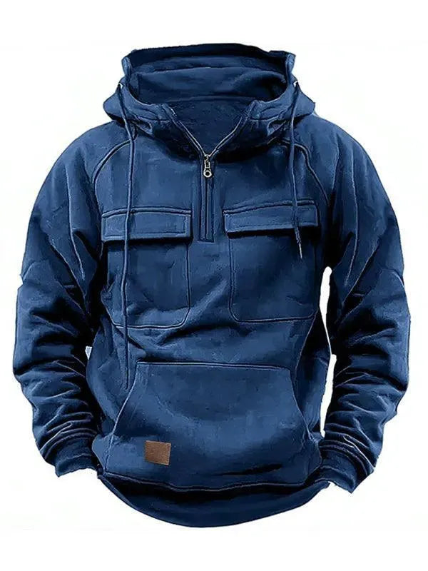 R&B | Mehrfach-Taschen Kapuzen Herren Winterjacke