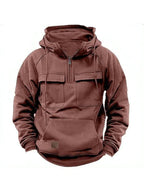 R&B | Mehrfach-Taschen Kapuzen Herren Winterjacke