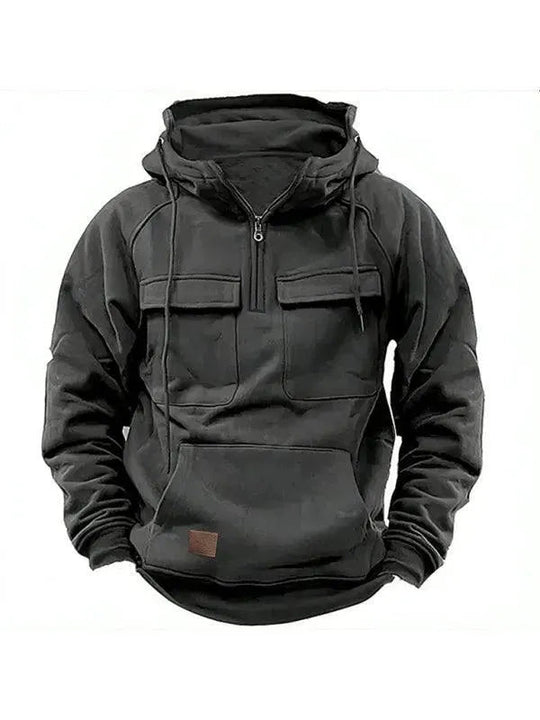 R&B | Mehrfach-Taschen Kapuzen Herren Winterjacke