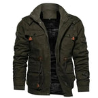 R&B | Mehrfach-Taschen Freizeit Fleece Jacke Männer