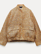 R&B | Glitzer Bomberjacke