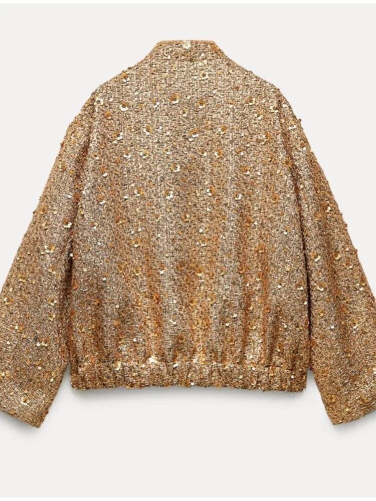 R&B | Glitzer Bomberjacke