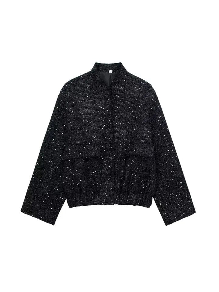 R&B | Glitzer Bomberjacke
