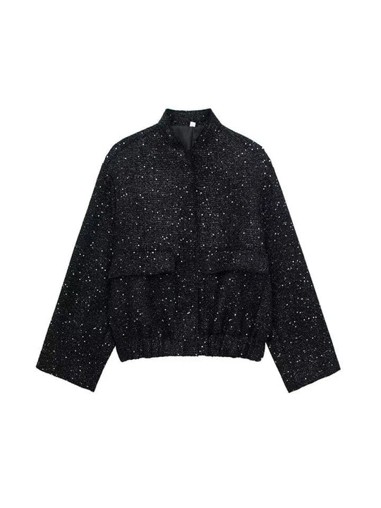 R&B | Glitzer Bomberjacke