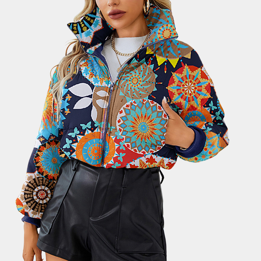 R&B | Trendige Abgeschnittene Herbstjacke für Damen