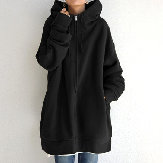 R&B | Winterpullover mit Kapuze In Oversize Größe