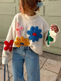 R&B | Floral Strickpullover für Damen