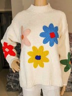 R&B | Floral Strickpullover für Damen