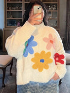 R&B | Floral Strickpullover für Damen