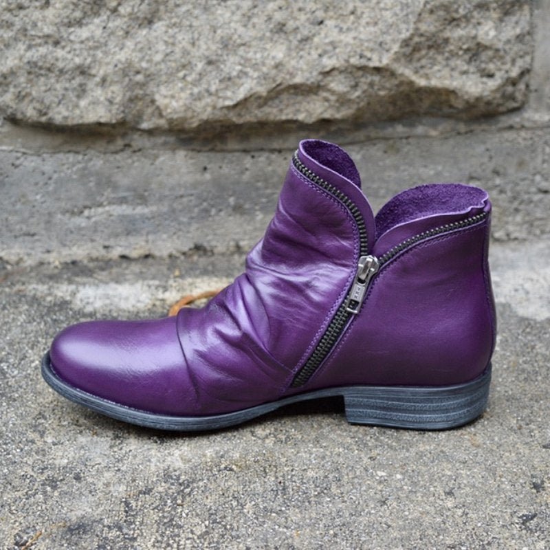 Heidi-Mode | Trendige Lethar-Stiefeletten