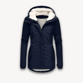 R&B | Damen Wasserdichte Winterjacke mit Kunstfellfutter