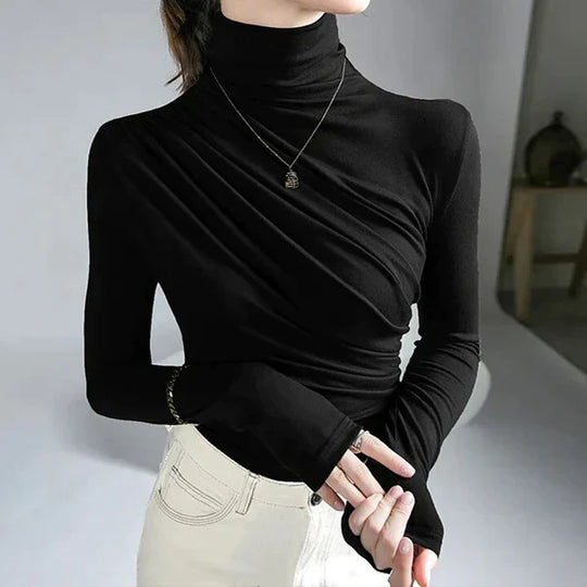 R&B | Falten Rollkragenpullover