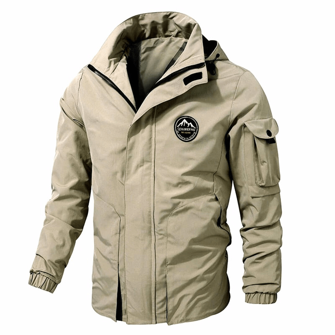 R&B | Herren Winterjacke – Mit Kapuze und Taschen für die Ärmel