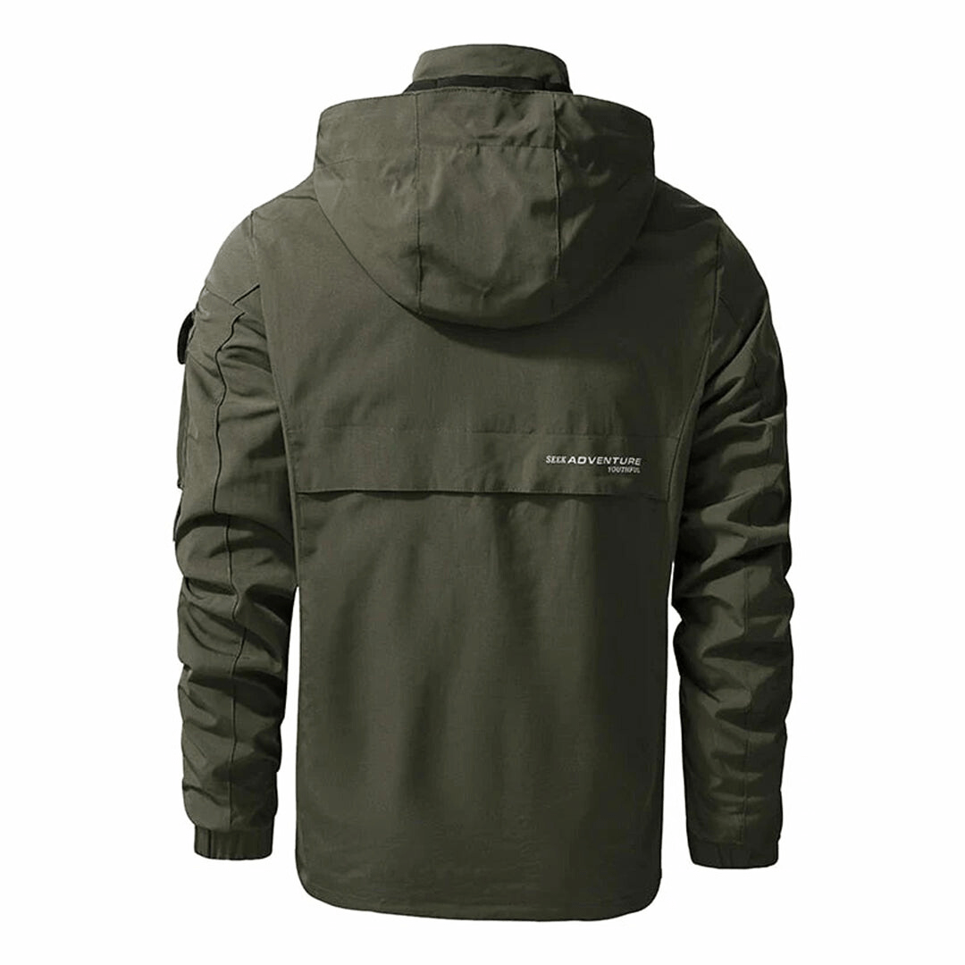 R&B | Herren Winterjacke – Mit Kapuze und Taschen für die Ärmel