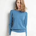 R&B | Sweatshirt Weiche Wollmischung Runder Ausschnitt Lange Ärmel Bequeme Passform