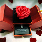 R&B Liebe Halskette Luxus Rose Box