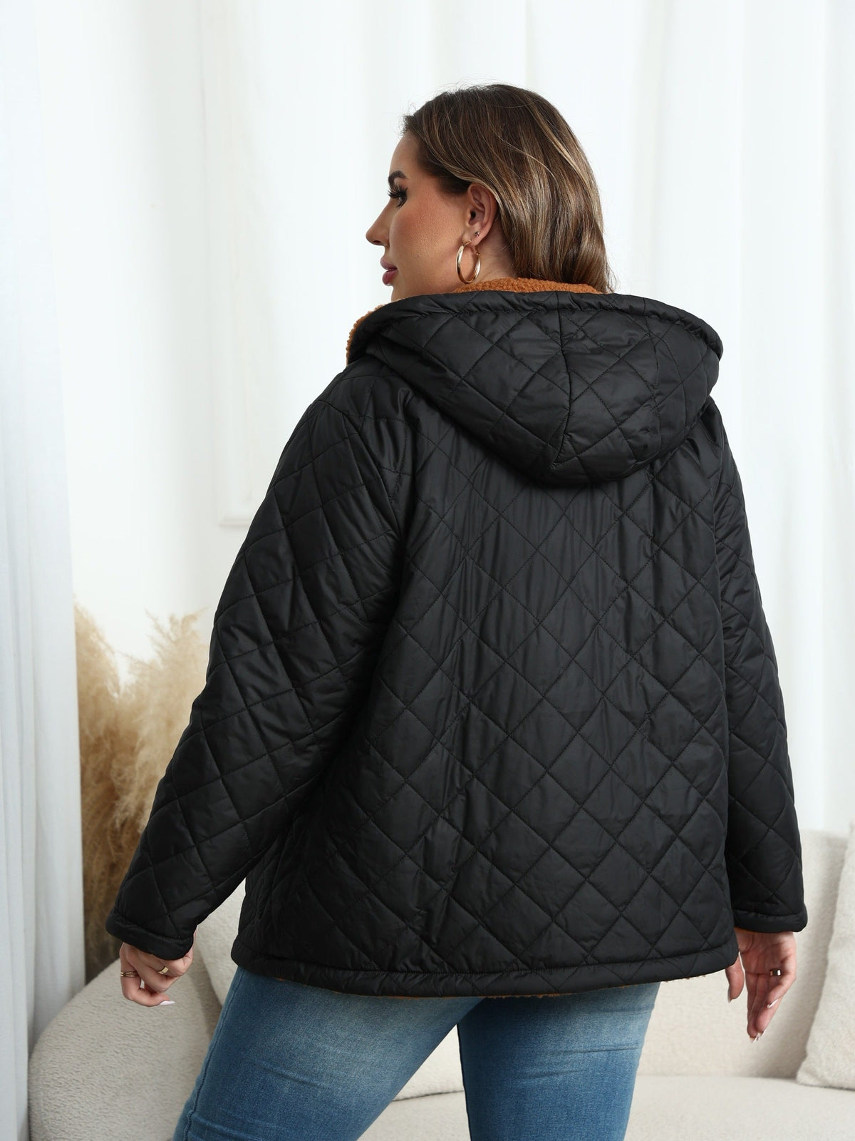 R&B | Winterjacke In Großen Größen - Schwarz