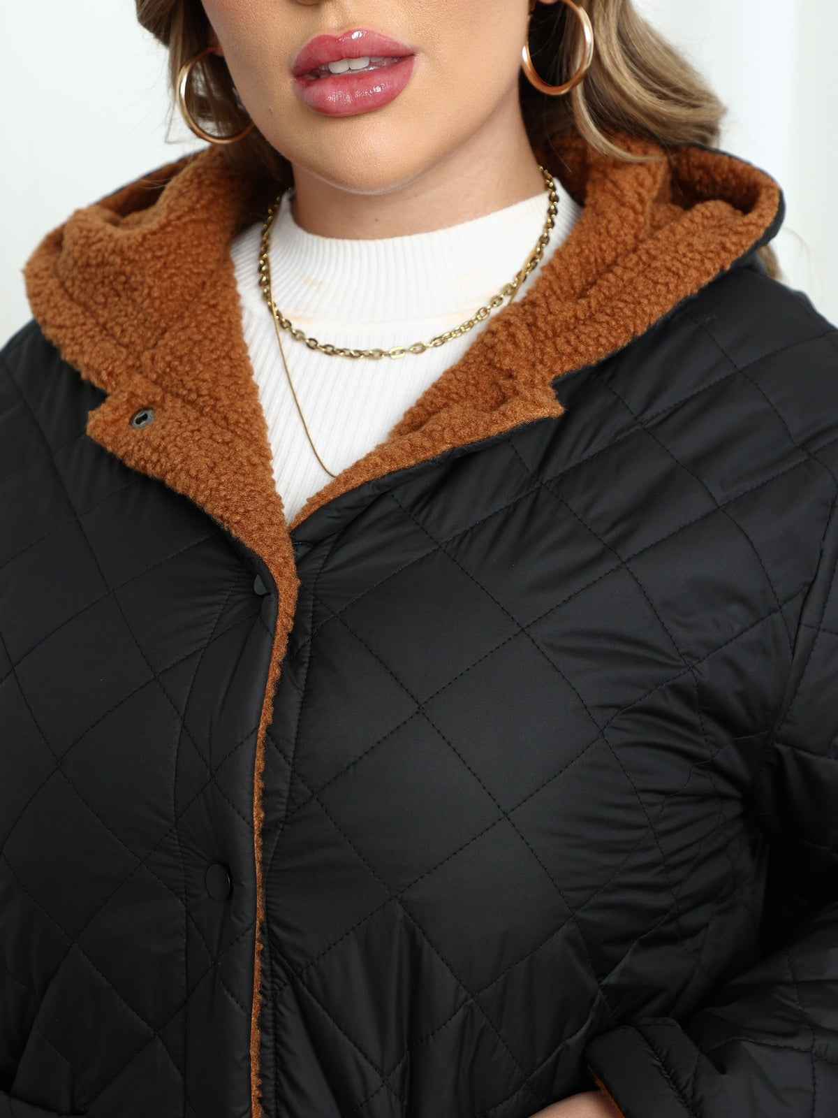 R&B | Winterjacke In Großen Größen - Schwarz