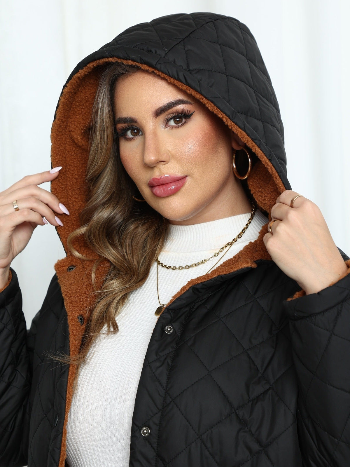 R&B | Winterjacke In Großen Größen - Schwarz