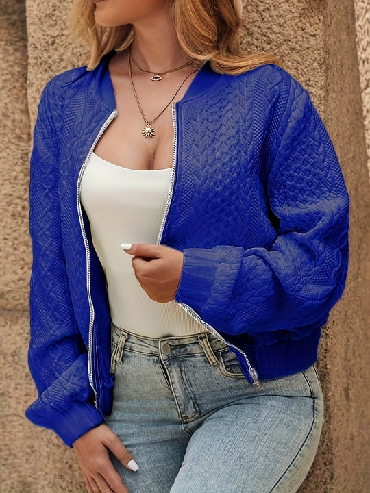 R&B | Texturierte Bomberjacke