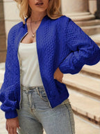 R&B | Texturierte Bomberjacke