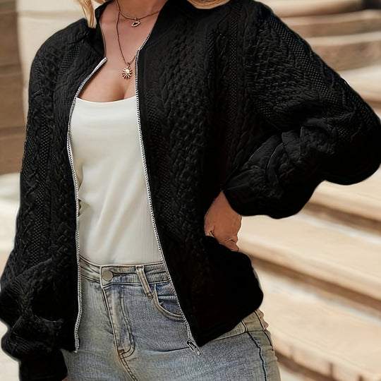 R&B | Texturierte Bomberjacke
