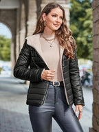 R&B | Warme Gepolsterte Hoodie-Jacke