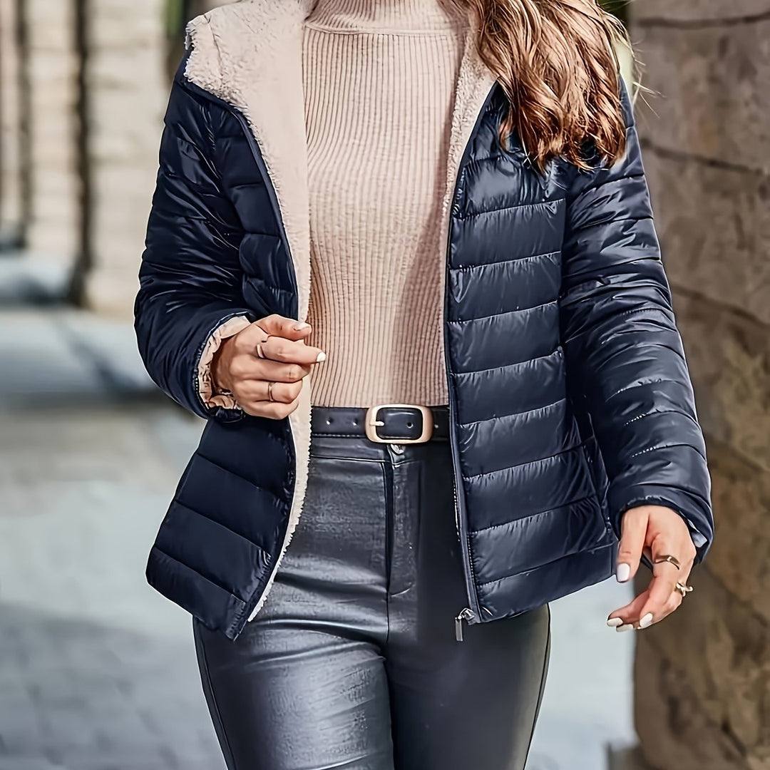 R&B | Warme Gepolsterte Hoodie-Jacke