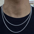R&B Stilvolle Herren-Halskette mit Kette