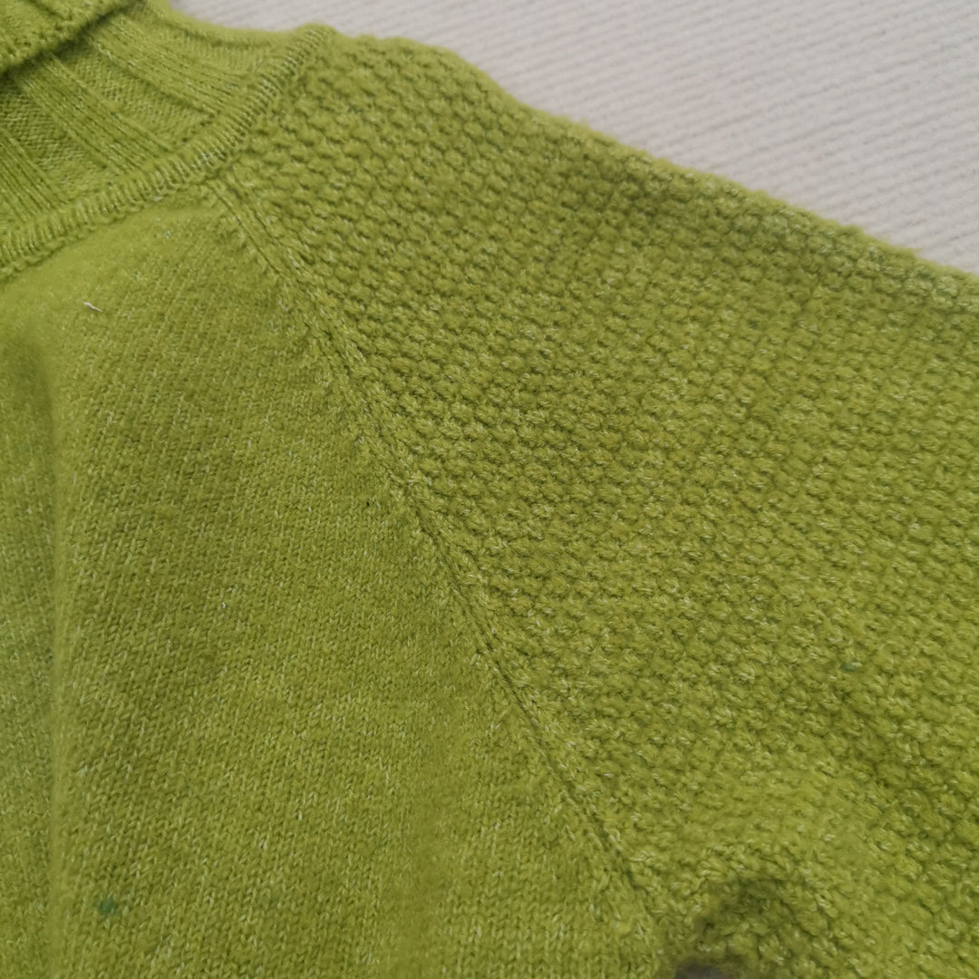 R&B | Übergroßer Strickrollkragenpullover In Grasgrün