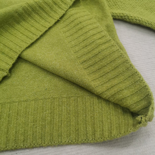 R&B | Übergroßer Strickrollkragenpullover In Grasgrün