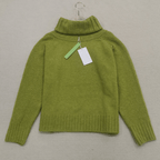 R&B | Übergroßer Strickrollkragenpullover In Grasgrün