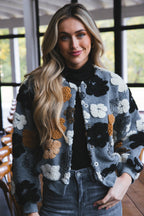 R&B | Gefrorene Blume Sherpa Jacke